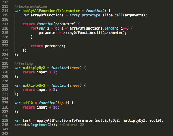 Advanced Scoping Example